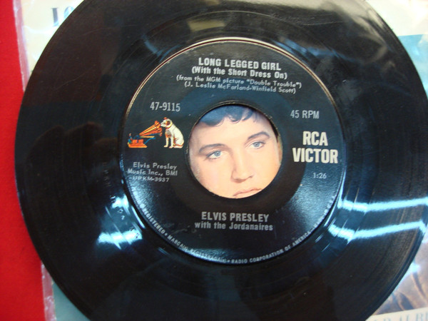 Vintage Elvis Presley 45s - Group of 5 Classic Hits