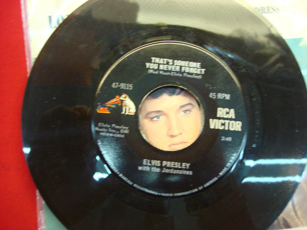 Vintage Elvis Presley 45s - Group of 5 Classic Hits