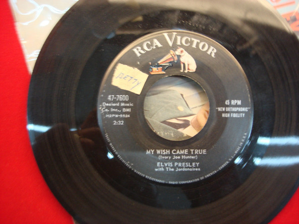 Vintage Elvis Presley 45s - Group of 5 Classic Hits