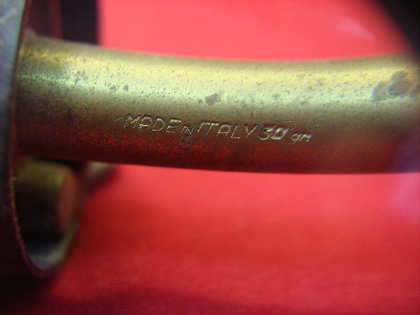 Vintage Copper & Brass Powder Flask - Italian Made, 30gn Capacity