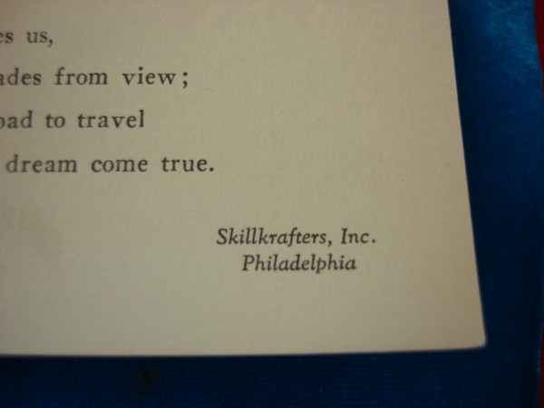 1924 Ursinus College Commencement Booklet - Vintage Leather Program (Pigskin, 54 Graduates)