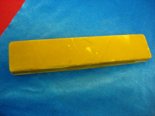 Vintage Bulova Diamond Watch Box - Gold Velvet Clamshell Case -  Excellent Display