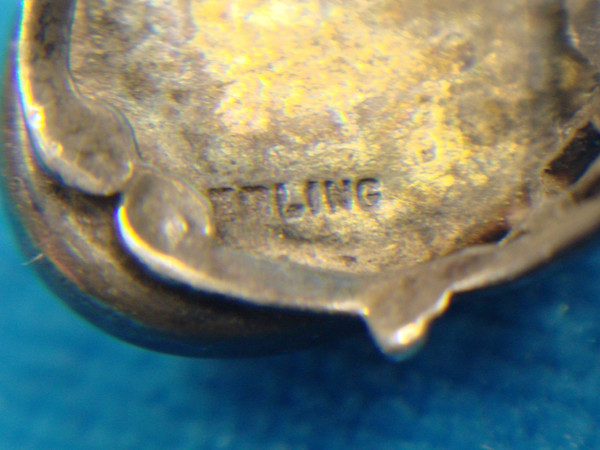 Vintage Sterling Silver Blister Pearl Ring - Size 4 3/4