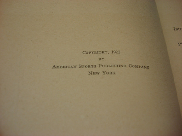 Vintage Spalding's Athletic Library No. 79R 'How to Pitch' - 1921 Baseball Book