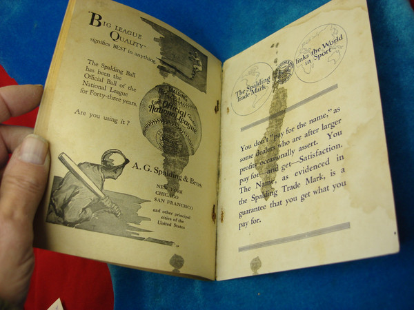 Vintage Spalding's Athletic Library No. 79R 'How to Pitch' - 1921 Baseball Book