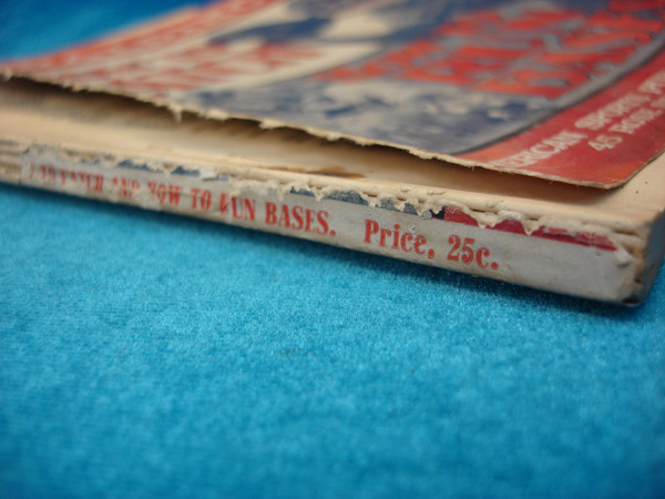 1921 Vintage Spalding's Athletic Library - How to Catch & Run Bases | Baseball Training Classic