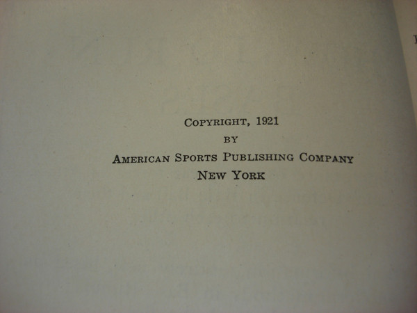 1921 Vintage Spalding's Athletic Library - How to Catch & Run Bases | Baseball Training Classic
