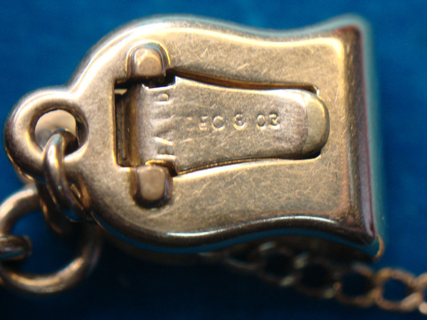 Antique Gold Filled Pocket Watch Fob & Chain - Patented Design, Excellent Condition