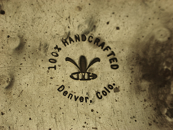 Vintage Johnson & Held Western Buckle with Egyptian/Peruvian King & Abalone Inlay