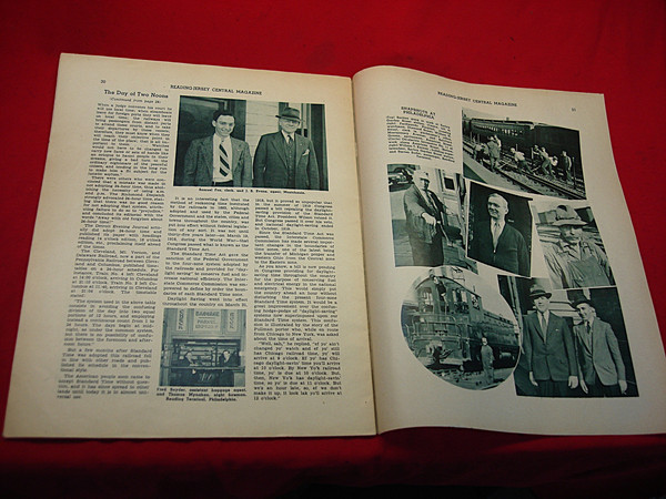 Original Reading-Jersey Central Magazine - WWII Era (Jan 1942) - Vintage Collectible