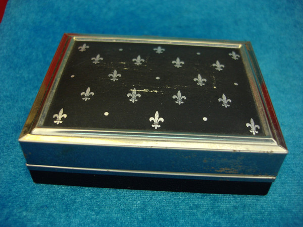Vintage Swank Cufflinks & Tie Clip Set - Blue Stones, Original Box #503