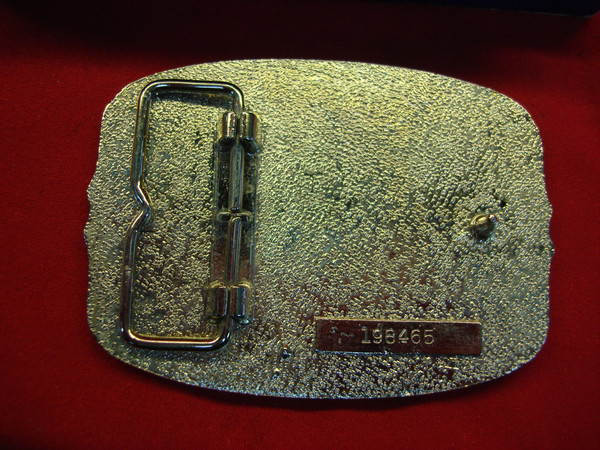 American Eagle Silver & 24K Gold Plate Belt Buckle - New in Box w/ Certificate