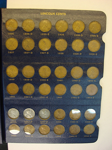 Lincoln Cents Collection 1909-1995 (212 Coins) in Whitman Album - Nice Circulated Set