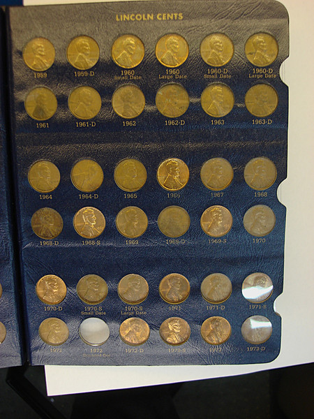 Lincoln Cents Collection 1909-1995 (212 Coins) in Whitman Album - Nice Circulated Set