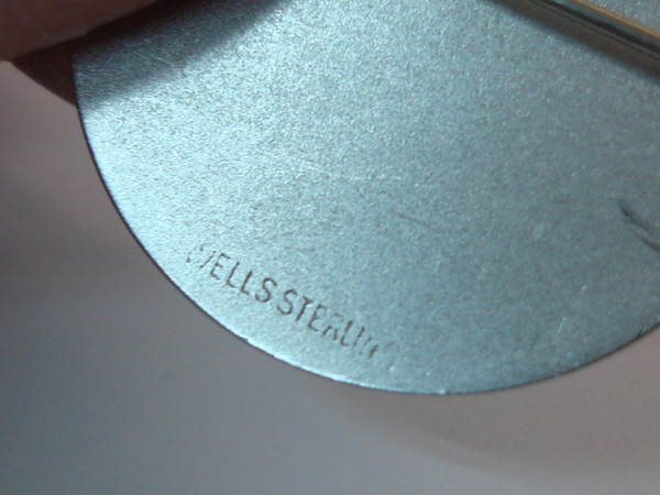 Vintage 1960s Sterling Silver Pin Set | Stagecoach, Heart & Record Designs