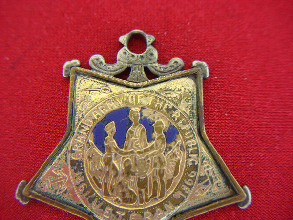 Civil War Era Watch Fob - GAR Veteran (1861-1866) - Unique Historical Artifact