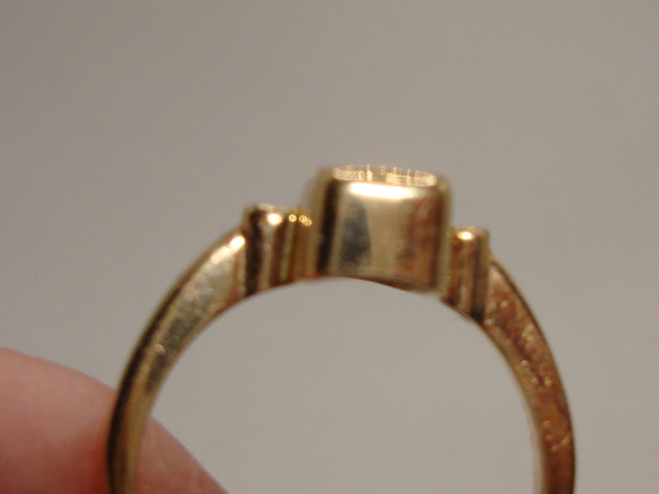 Fiery Australian Boulder Opal & Diamond Ring in 14K Gold (Size 6)