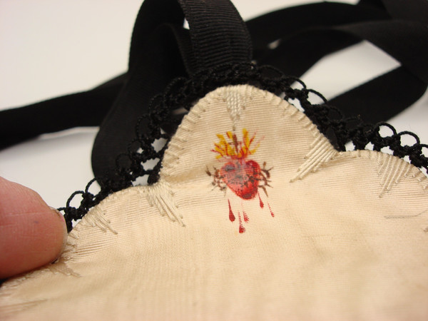 Antique Sterling Silver Chrismatory Set with Leather Pouch - Catholic Holy Oil Container