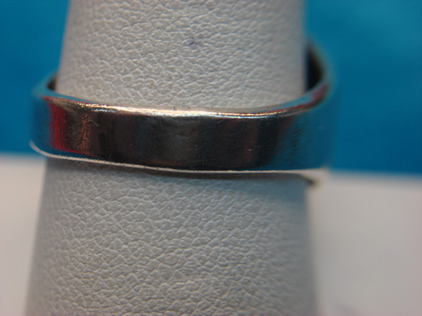 Vintage Sterling Silver Men's Ring with Oval Bloodstone (Size 10 1/4)