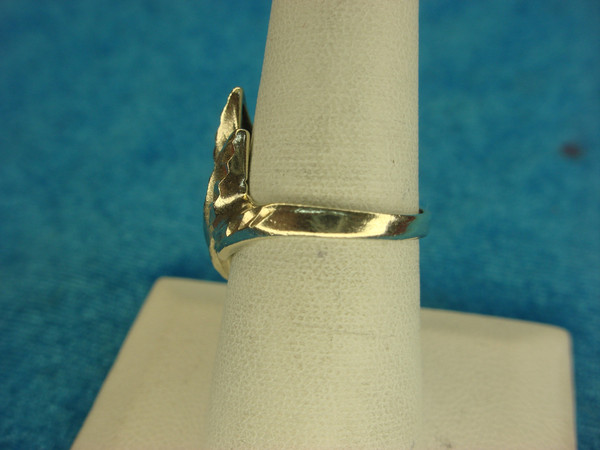 Sterling Silver Wild Design Ring - Size 7.5 (Pre-Owned)