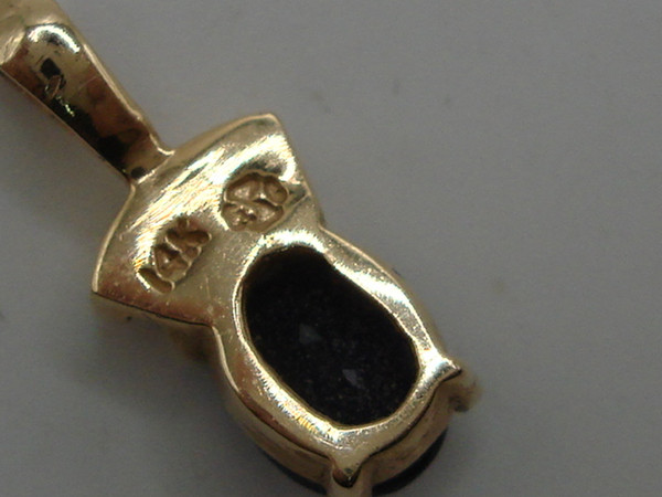 14K Gold Sapphire & Diamond Pendant | 1.5+ Carat Sapphire, Exquisite Craftsmanship