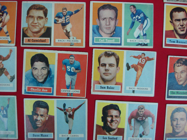 Vintage 1957 Topps Football Card Collection - 40 Player Cards
