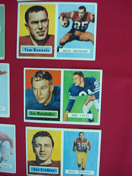 Vintage 1957 Topps Football Card Collection - 40 Player Cards