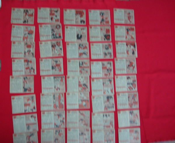 Vintage 1957 Topps Football Card Collection - 40 Player Cards