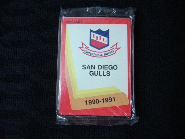 1990-91 San Diego Gulls ProCards IHL Hockey Team Set - Factory Sealed