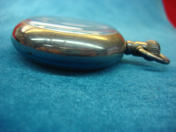 Vintage Elgin Pocket Watch - Steam Locomotive Design - Running Stem-Wind