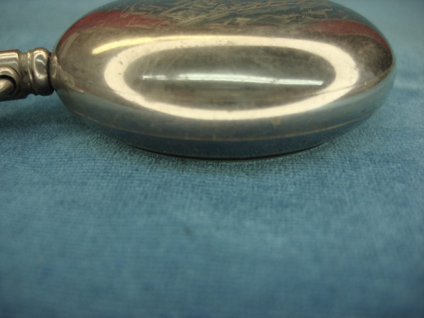 Vintage Elgin Pocket Watch - Steam Locomotive Design - Running Stem-Wind