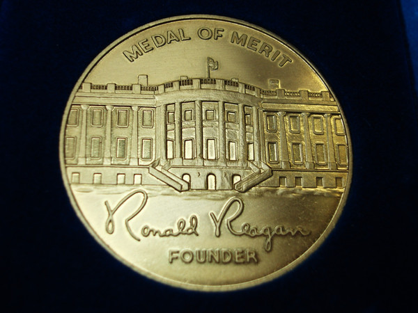 1980s Republican Presidential Task Force Medal - Brass Commemorative Gift (2 Inch)