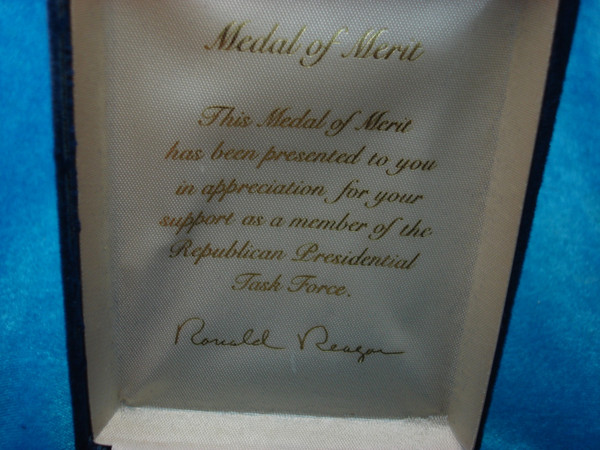 1980s Republican Presidential Task Force Medal - Brass Commemorative Gift (2 Inch)