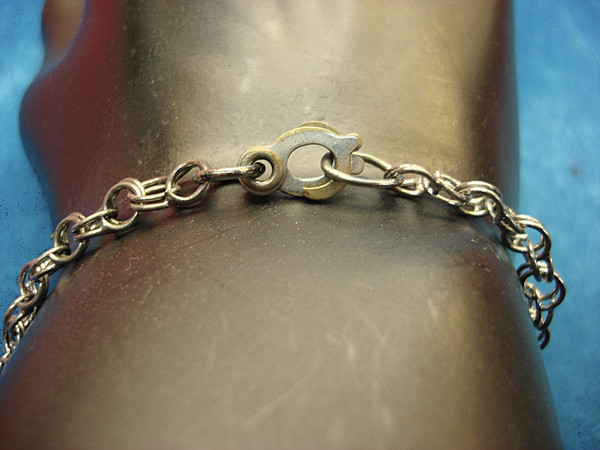 Vintage WWII US Army Air Force Aerial Gunner Wings Sterling Silver Bracelet