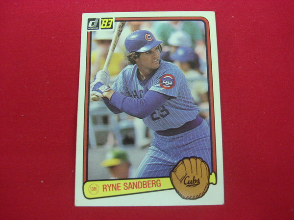 1983 Donruss Ryne Sandberg Rookie Card #277 RC (Chicago Cubs) - Graded & Protected