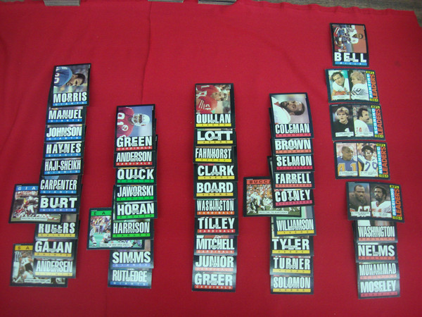 1985 Topps Football Card Lot (274 Cards) - Excellent to Mint Condition