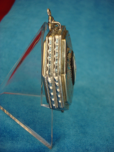 Antique Ripley & Gowen Co. Guilloche Enamel Compact - 1920s-30s, Excellent Condition