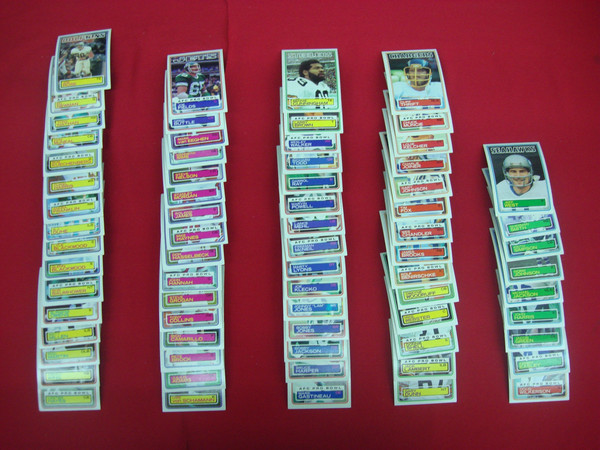 Vintage 1983 Topps Football Card Lot (288/396) - Excellent to Mint Condition