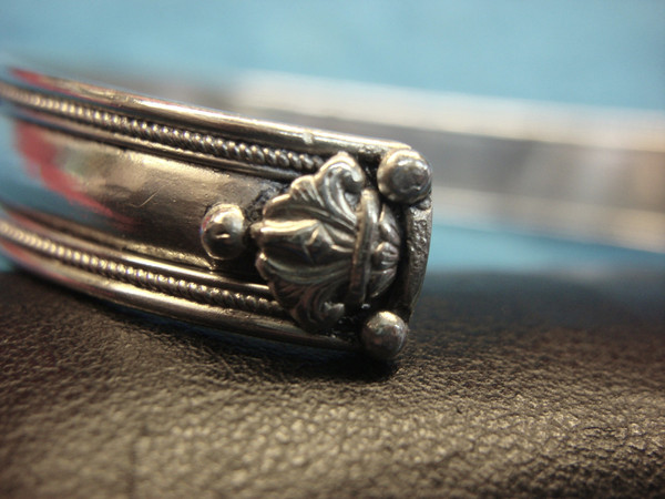 Sterling Silver Amethyst Bracelet - Adjustable, Energy Balancing & Pre-Owned