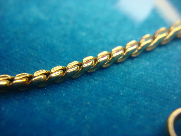 Vintage Gold Plated Vest Pocket Watch Chain - 8 Inch, Sturdy & Elegant