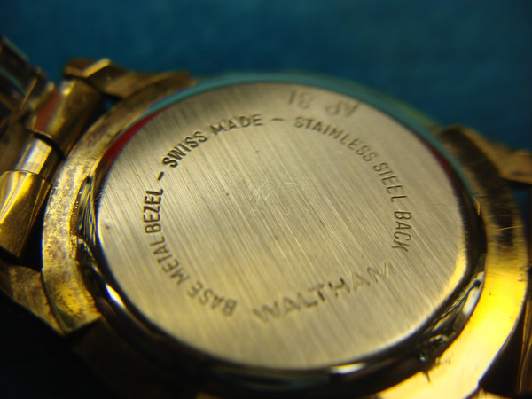 Vintage Waltham Wristwatch - Frank Rizzo, Mayor of Philadelphia 1972-1980