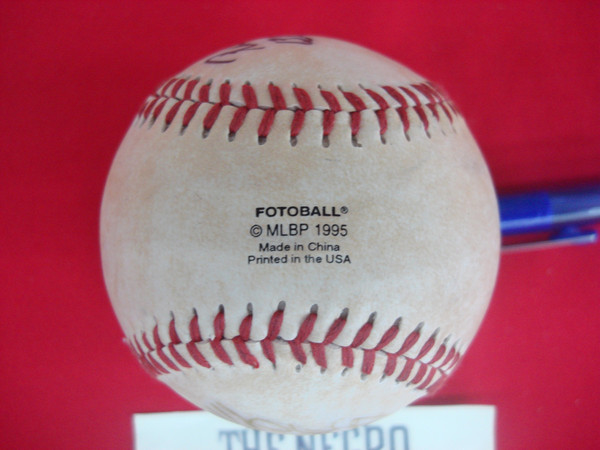 Black Yankees AUTOGRAPHED 1995 Negro Leagues Fotoball Baseball (5 Signatures) w/COA