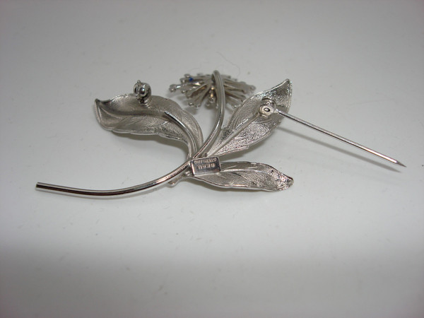 Vintage Sterling Silver Floral Pins (Set of 3) | BEAU & JEWELART |  Elegant Brooches