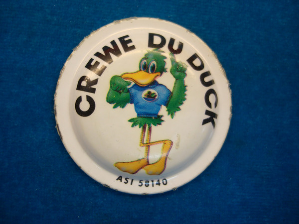 Vintage Crew Du Duck Clicker/Snapper Tin Toy - Collectible Miniature Plaything