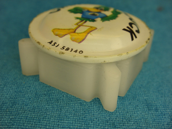 Vintage Crew Du Duck Clicker/Snapper Tin Toy - Collectible Miniature Plaything