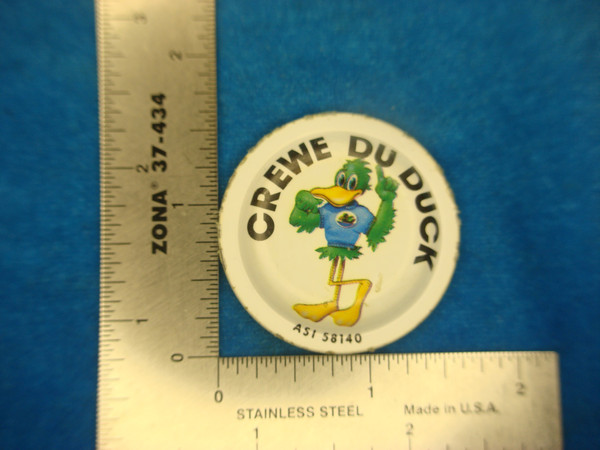 Vintage Crew Du Duck Clicker/Snapper Tin Toy - Collectible Miniature Plaything