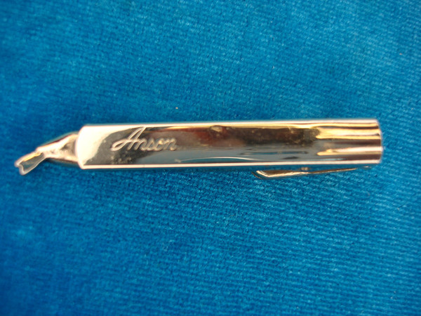 Vintage Gold-Tone Serpent Tie Clip with Green Eyes - Unique & Elegant Men's Accessory