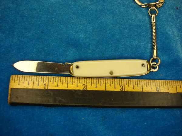Vintage Berger's Potatoes Keychain Knife - USA Made, Unused - Collectible