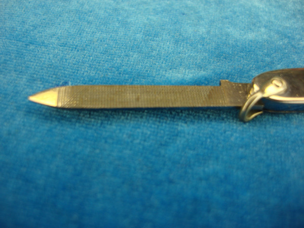 Vintage Latuma Italy Pocket Knife - 2 Blades (Nail File), Pfizer Collectible, Unused
