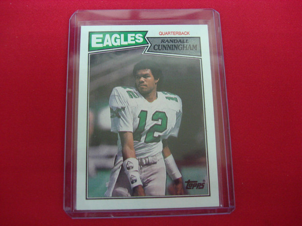1987 Topps Randall Cunningham Rookie Card #296 RC Philadelphia Eagles - NFL Football Card